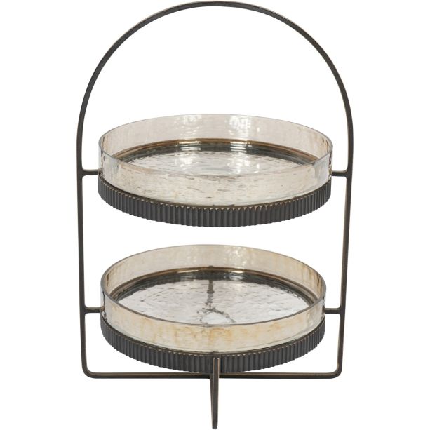 Beresford Glass Two Tier Cake Stand by Ora Designs | Style Our Home