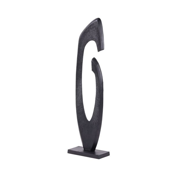 Axon Black Aluminium Sculpture 117cm by Ora Designs | Style Our Home