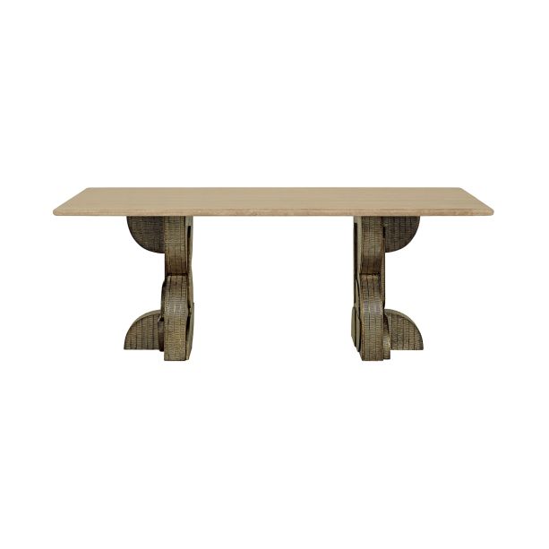 Kelsa Travertine Dining Table by Ora Designs | Style Our Home