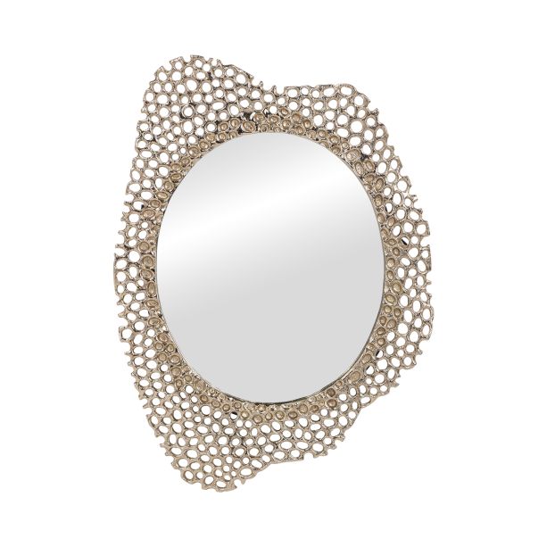 Mielo Cast Aluminium Mirror Medium by Ora Designs | Style Our Home