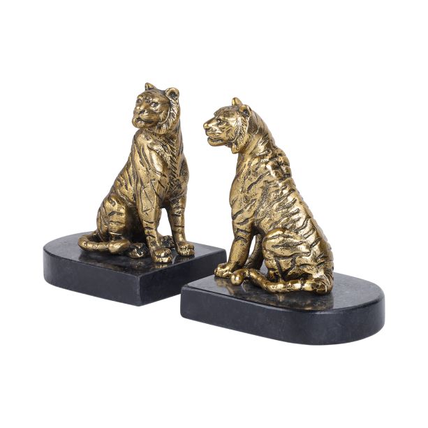Kavora Tiger Granite Bookends Set of 2 by Ora Designs | Style Our Home