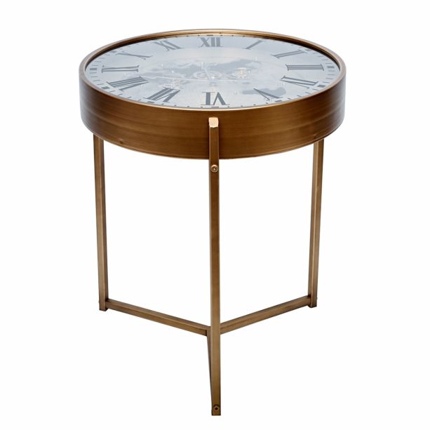 Atlan Moving Cogs Side Table 50cm