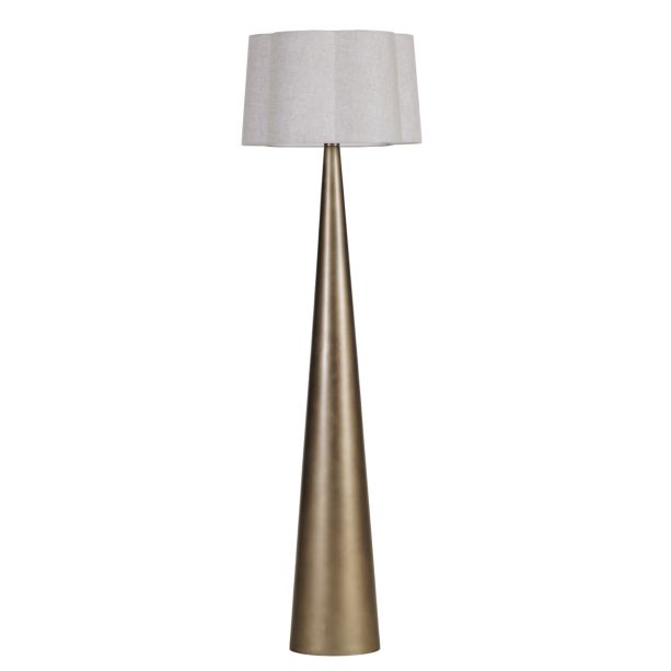 Southbay Smoked Gold Floor Lamp 170cm by Ora Designs | Style Our Home
