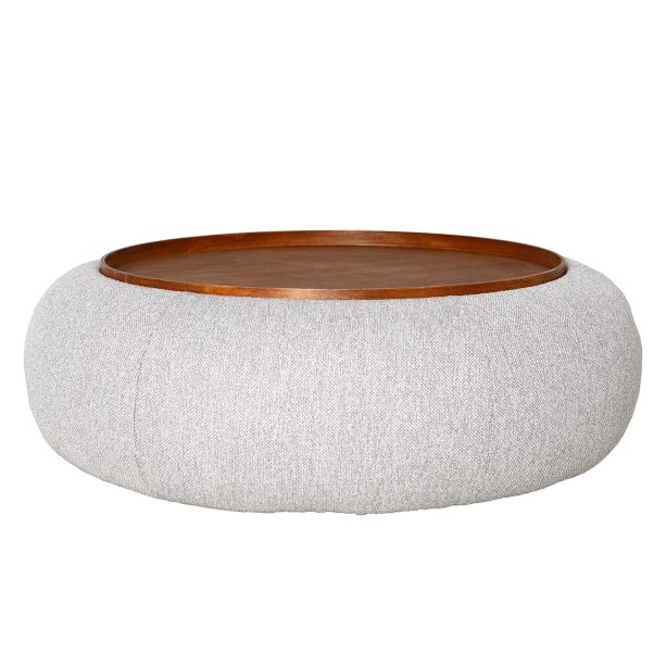 Gensora Ottoman in Oatmeal Large 100cm by Ora Designs | Style Our Home