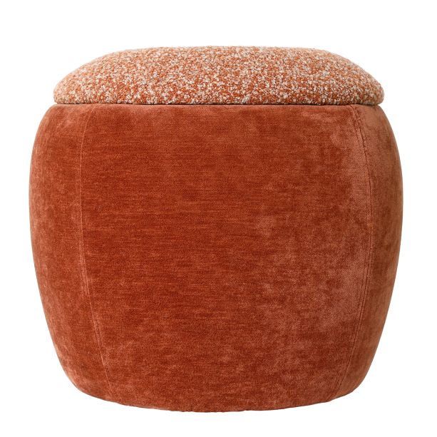 Clemora Storage Stool Terracotta by Ora Designs | Style Our Home