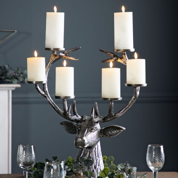 Stagano Candelabra Aluminium by Gallary Living | Style Our Home