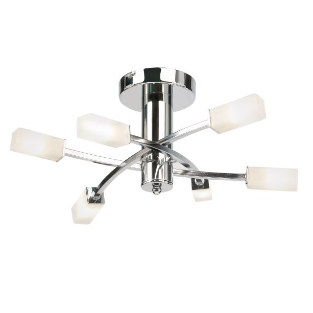 Havano 6 Ceiling Lamp Chrome by Gallary Living | Style Our Home