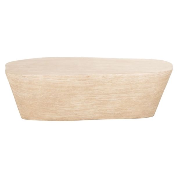Fictus 125cm Faux Travertine Coffee Table by Richmond Interiors | Style Our Home
