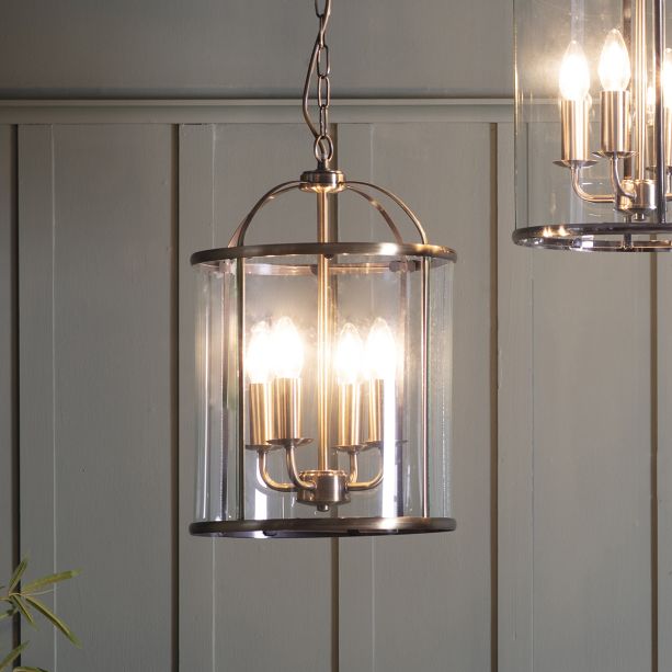 Lambano 4 Pendant Light Antique Brass by Gallary Living | Style Our Home