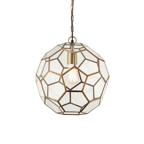 Mielano 1 Pendant Light Antique Brass by Gallary Living | Style Our Home