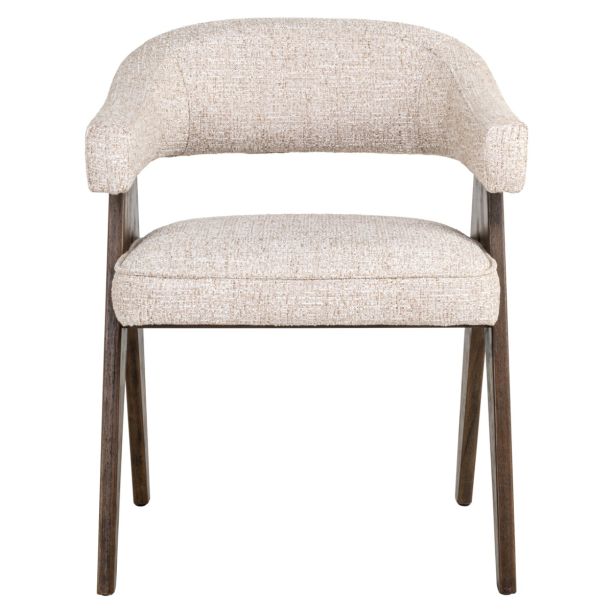 Mori Cream Tweed Dining Chair by Richmond Interiors | Style Our Home