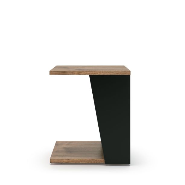 Albi Walnut / Black Side Table | Style Our Home
