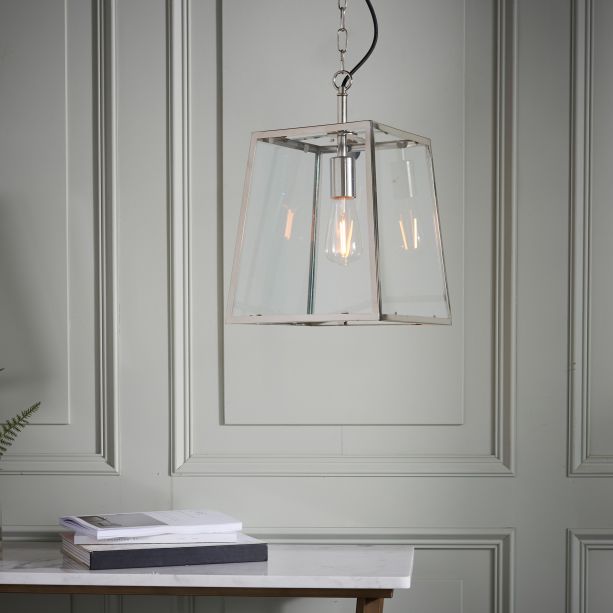 Hurstano Pendant Light Nickel by Gallary Living | Style Our Home