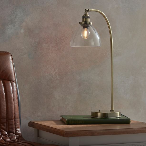 Hansano Table Lamp Antique Brass by Gallary Living | Style Our Home