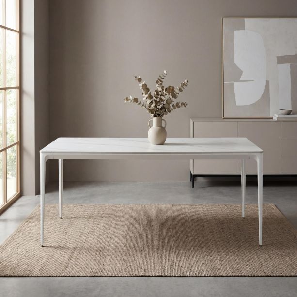 Highgrwick 1.6m White Dining Table by Shankar | Style Our Home