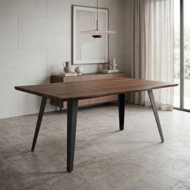 Highgrwick Wood Effect Curved Edge Dining Table by Shankar | Style Our Home