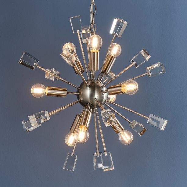Mirano 9 Pendant Light Nickel by Gallary Living | Style Our Home