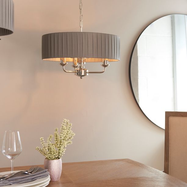 Highclano 3 Pendant Light Nickel