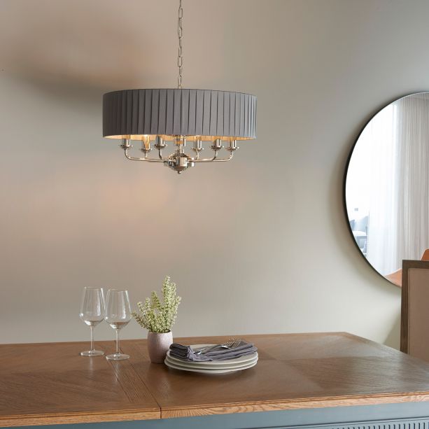 Highclano 6 Pendant Light Nickel