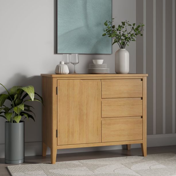 Ekero Oak Large Sideboard by Hertiance Furniture | Style Our Home