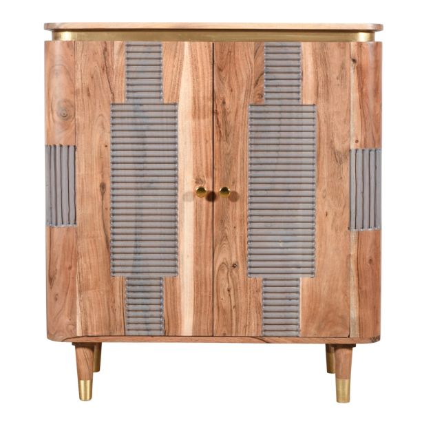 Ashgrove Acacia Wood 2 Doors Sideboard by Karvello Designs | Style Our Home