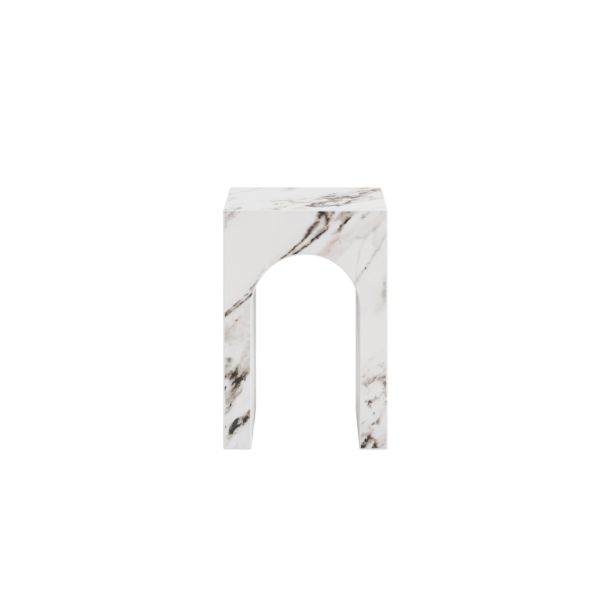 Archie Calacatte Side Table by OTI | Style Our Home