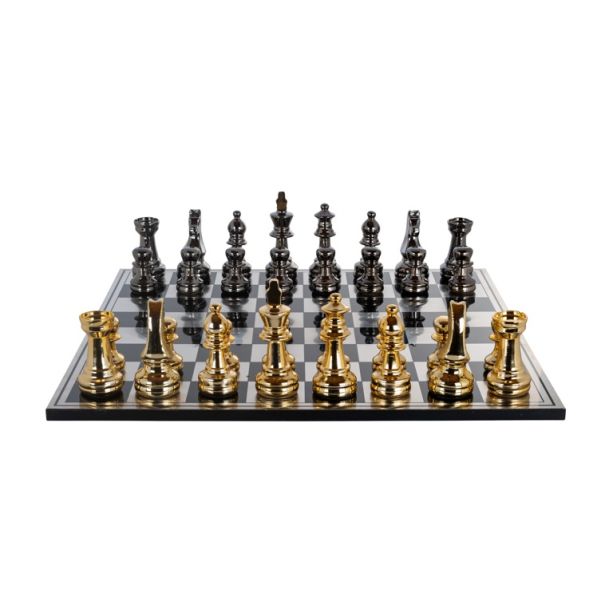 Chessboard Saray (Black/gold) by  Richmond Interiors | Style Our Home