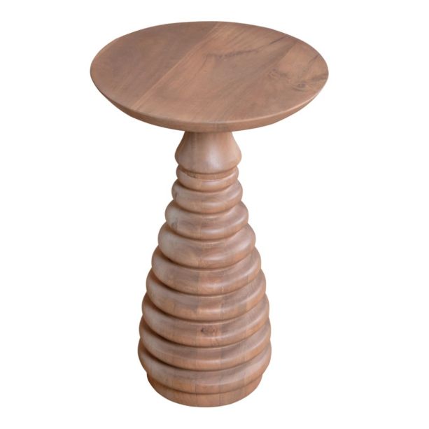 Clovelly Cane & Mango Wood Side Table by Karvello Designs | Style Our Home