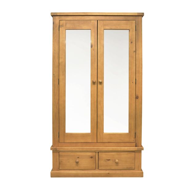 Arbor Double Wardrobe with Mirror and Drawers by Heritance Furniture | Style Our Home