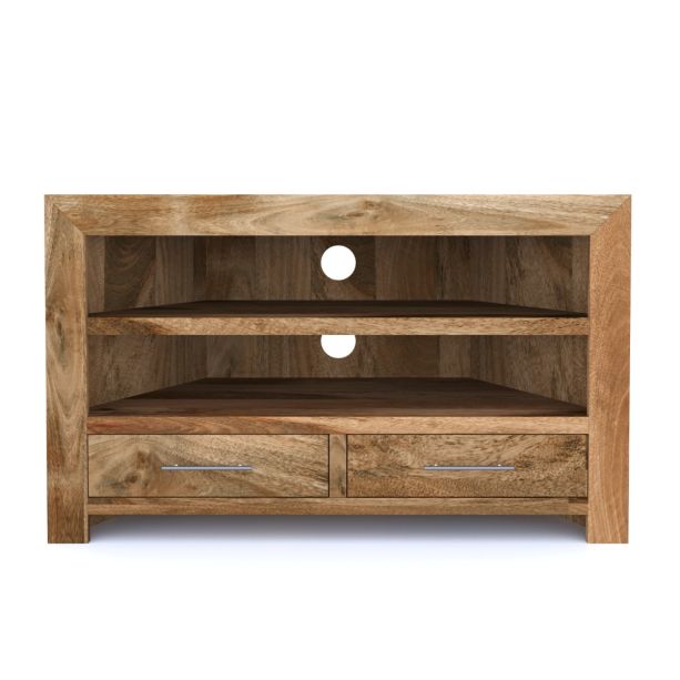 Mango Edge Corner TV Unit by Jali Editions  | Style Our Home
