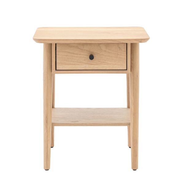 Mella 1 Drawer Bedisde Natural by Gallery Living | Style Our Home