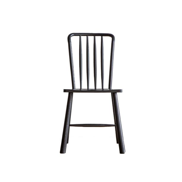 Wycombe Black Dining Chair [pair] - Style Our Home