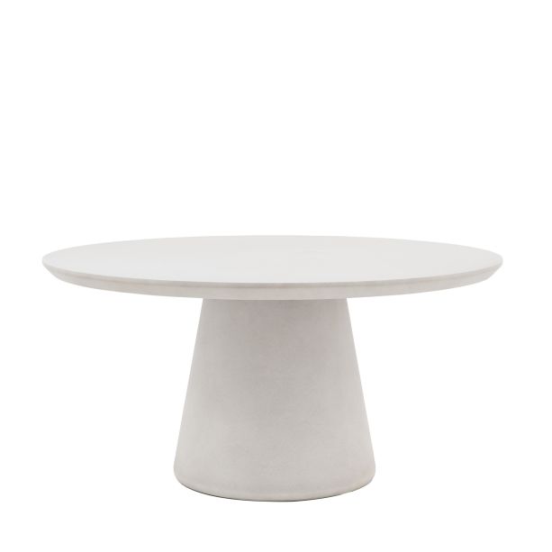 Pedra Round Dining Table Linen by Gallery Living | Style Our Home