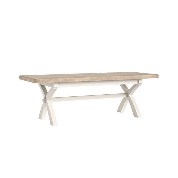 Windsor Cross Leg Extending Dining Table – Top Condell / Global Home Group | Style Our Home