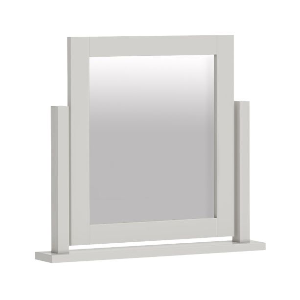 Modern Country Light Grey Vanity Mirror by Condell/Global Home Group | Style Our Home