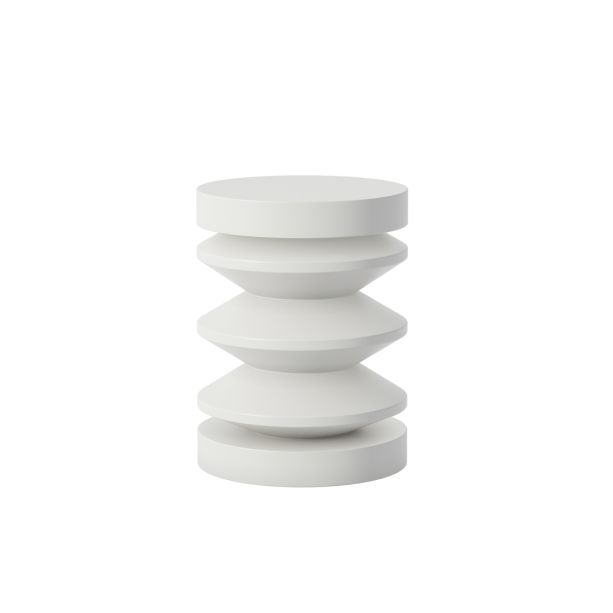 Iris White Side Table by OTI | Style Our Home