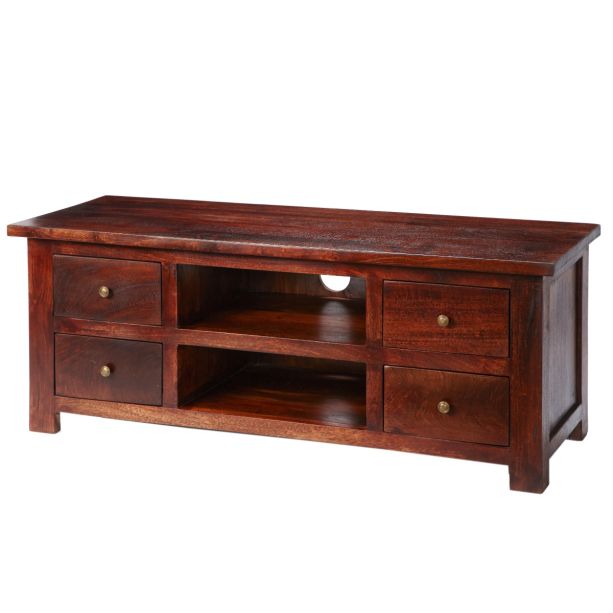 Marwick Dark Mango Tv Cabinet by Karvello Designs | Style Our Home