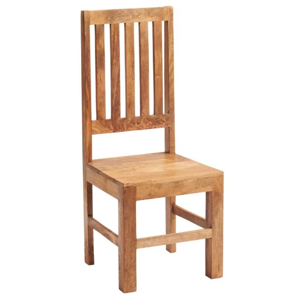 Karoo Light Mango Slat Back Chair by Karvello Designs | Style Our Home