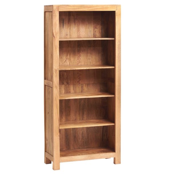 Karoo Light Mango Large Open Bookcase by Karvello Designs | Style Our Home