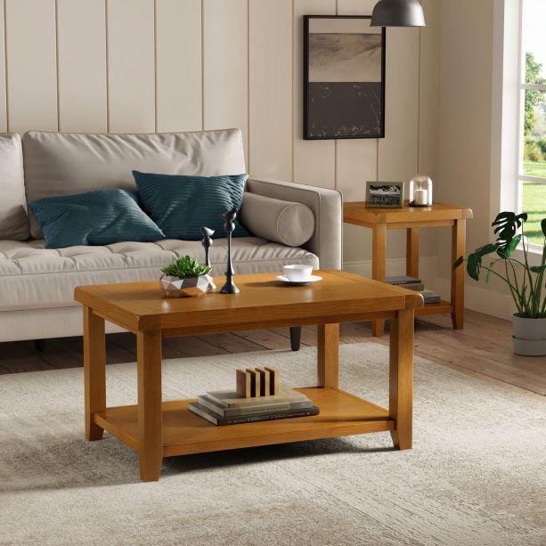 Coffee Table With Shelfby Hertiance Furniture | Style Our Home