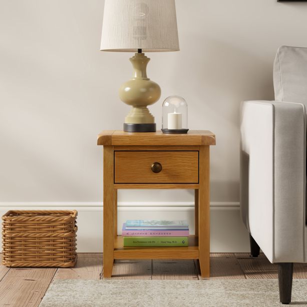 Lamp Table With Drawerby Hertiance Furniture | Style Our Home