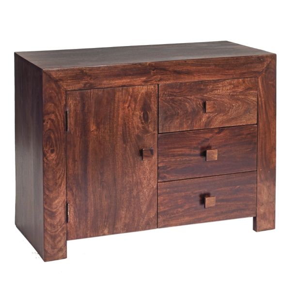 Karoo Dark Mango 3 Drawer Sideboard by Karvello Designs | Style Our Home