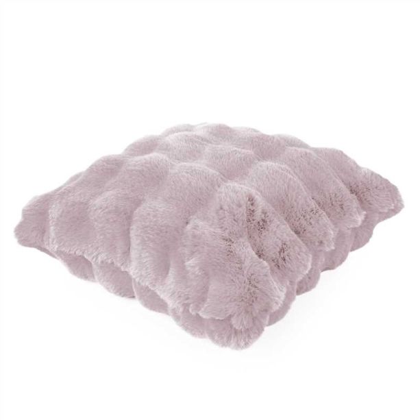 Soft Bubble Csh In Faux Rabbit Babypink by Malini | Style Our Home