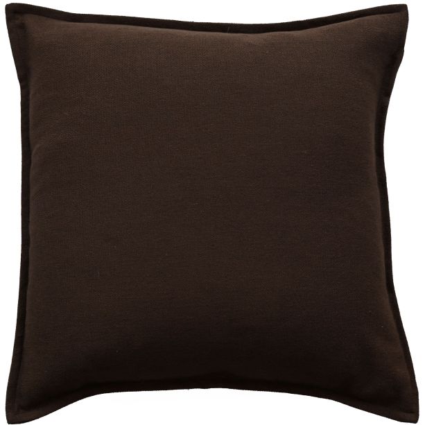 Poly Linen Mix With Flange Choc by Malini | Style Our Home