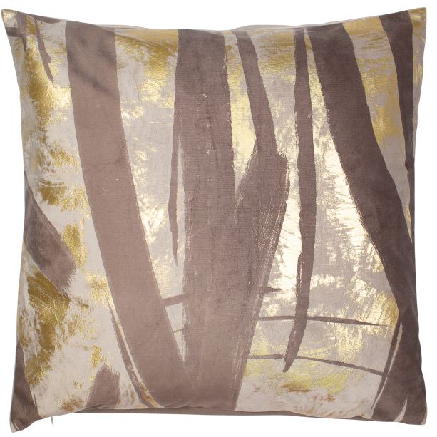 Abstract Taupe Gold Design by Malini | Style Our Home