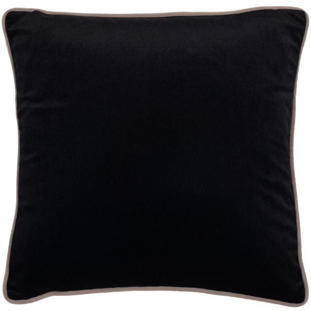 Dble Sided Velv Blk/Crm Taupe by Malini | Style Our Home