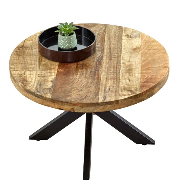 Wessex Solid Wood Coffee Table With Metal Spider Legs by Karvello Designs | Style Our Home