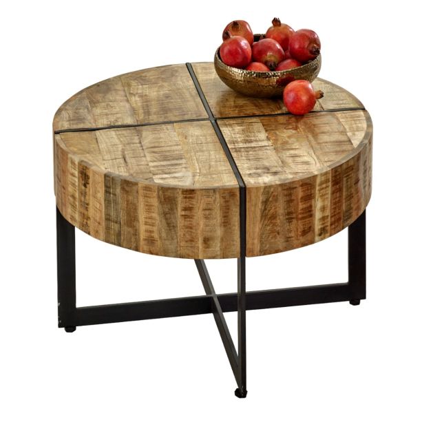Wessex Solid Wood Coffee Table With Metal Legs by Karvello Designs | Style Our Home
