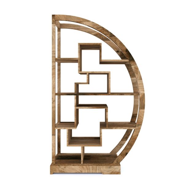 Natural Crest Half Round Display Unit by Jali Editions  | Style Our Home