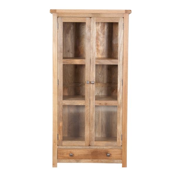 Oak Dominion Glazed Display Cabinet by Jali Editions  | Style Our Home